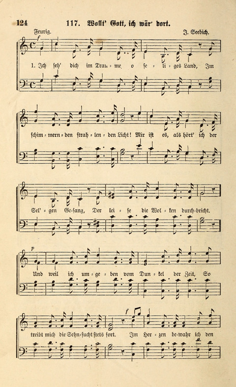 Liederlust und Psalter page 124