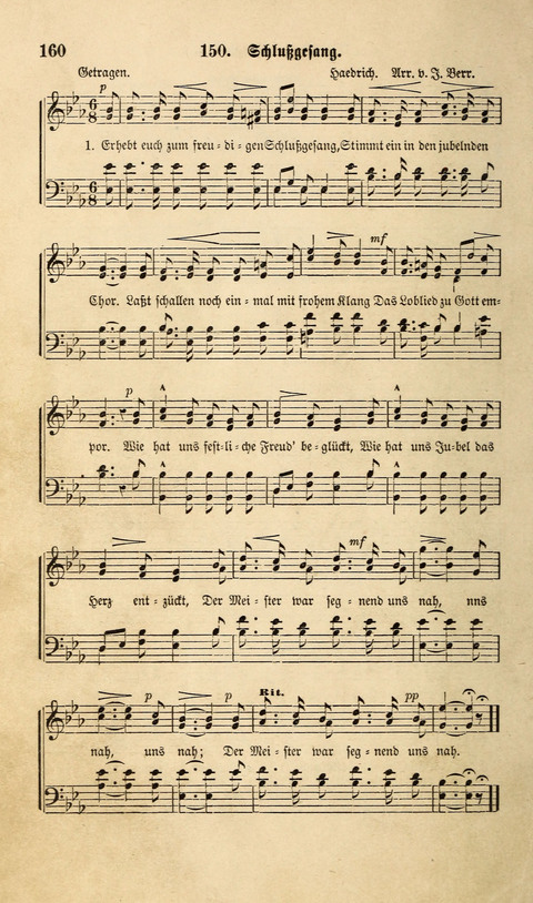 Liederlust und Psalter page 160