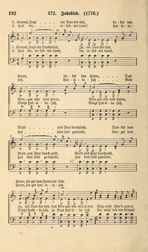 Liederlust und Psalter page 182