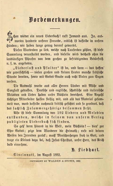 Liederlust und Psalter page 2