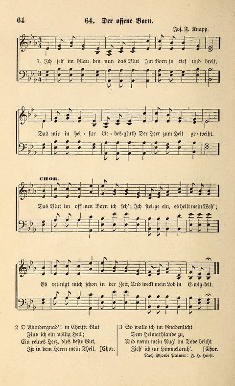 Liederlust und Psalter page 64