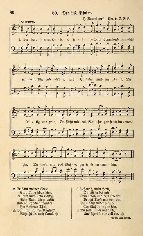 Liederlust und Psalter page 80