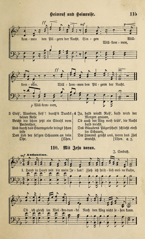 Liederlust und Psalter mit Anhang page 109
