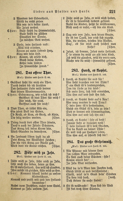 Liederlust und Psalter mit Anhang page 211