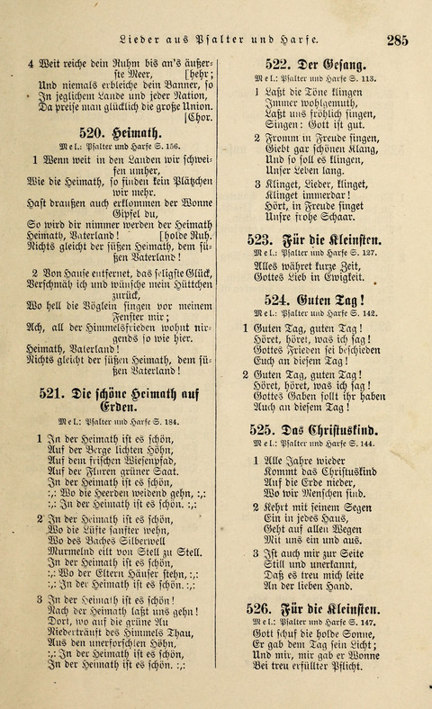 Liederlust und Psalter mit Anhang page 275