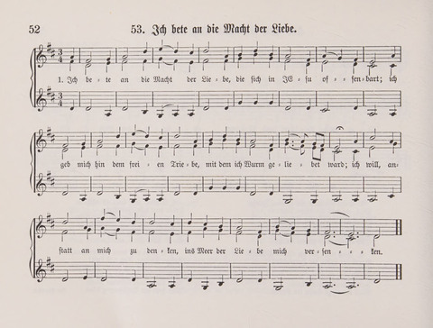 Lieder-Perlen: Eine Sammlung von Liedern geistlichen und gemischten Inhalts, theils in deutscher, theils in englischer Sprache, nebt einer Anzahl Spiellieder, ein-, zwei- und dreistimmig (mit Anhang) page 52
