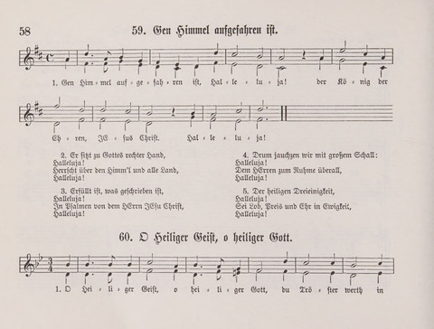 Lieder-Perlen: Eine Sammlung von Liedern geistlichen und gemischten Inhalts, theils in deutscher, theils in englischer Sprache, nebt einer Anzahl Spiellieder, ein-, zwei- und dreistimmig (mit Anhang) page 58