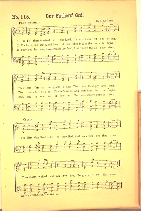 Living Praise: a collection of sacred songs for Sunday-schools, young people