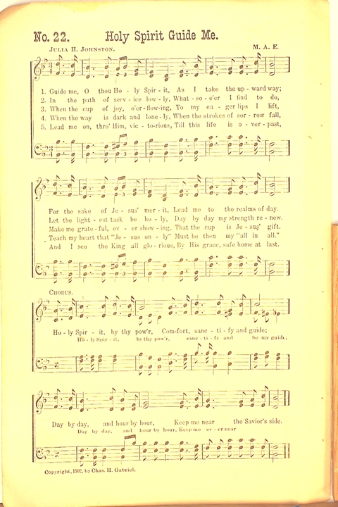 Living Praise: a collection of sacred songs for Sunday-schools, young people