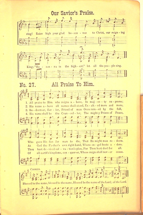 Living Praise: a collection of sacred songs for Sunday-schools, young people