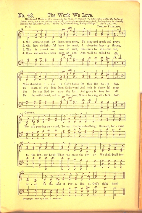 Living Praise: a collection of sacred songs for Sunday-schools, young people