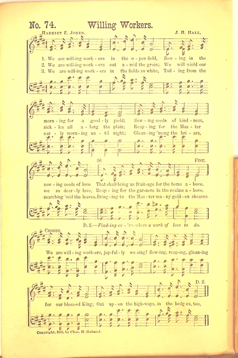 Living Praise: a collection of sacred songs for Sunday-schools, young people