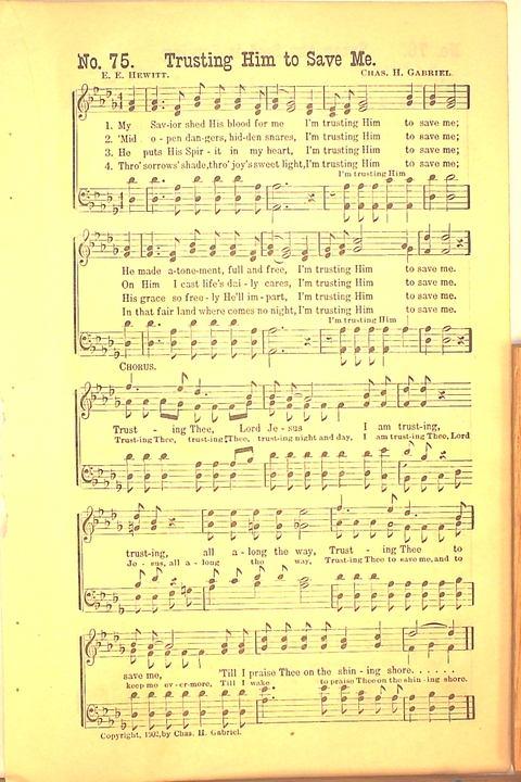 Living Praise: a collection of sacred songs for Sunday-schools, young people