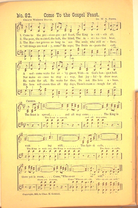 Living Praise: a collection of sacred songs for Sunday-schools, young people