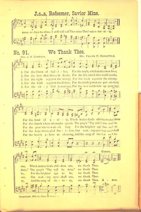 Living Praise: a collection of sacred songs for Sunday-schools, young people