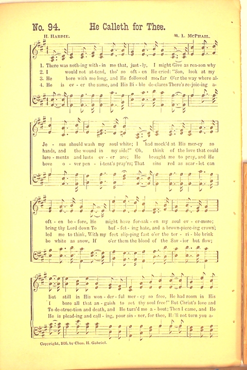 Living Praise: a collection of sacred songs for Sunday-schools, young people