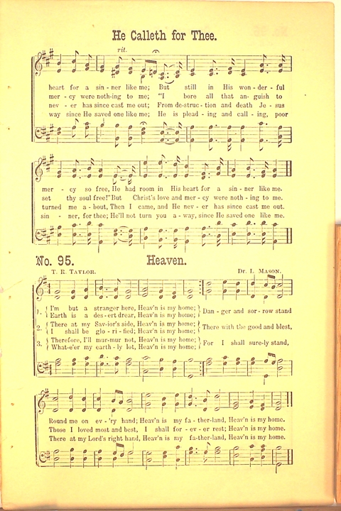 Living Praise: a collection of sacred songs for Sunday-schools, young people