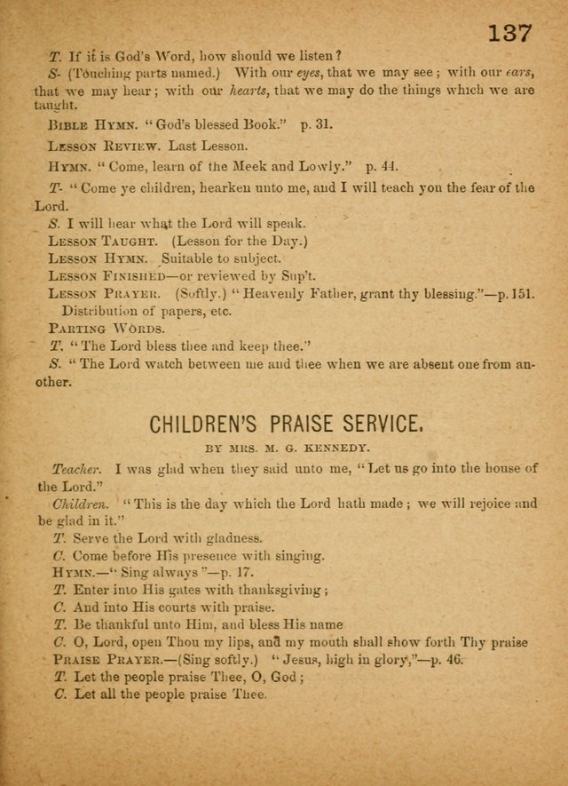 Little Pilgrim Songs: for primary classes and singing in the home: a new collection of sacred and secular songs, (including motion songs) together with a number of services for anniversary occasions page 132