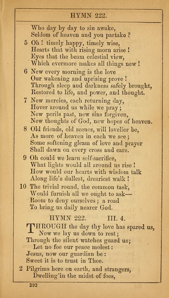 The Lecture-Room Hymn-Book: containing the psalms and hymns of the book of common prayer, together with a choice selection of additional hymns, and an appendix of chants and tunes... page 306