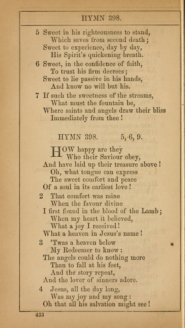 The Lecture-Room Hymn-Book: containing the psalms and hymns of the book of common prayer, together with a choice selection of additional hymns, and an appendix of chants and tunes... page 447