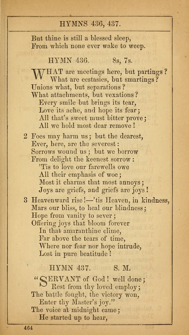 The Lecture-Room Hymn-Book: containing the psalms and hymns of the book of common prayer, together with a choice selection of additional hymns, and an appendix of chants and tunes... page 478