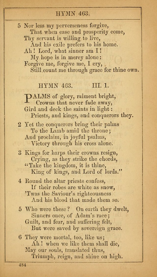 The Lecture-Room Hymn-Book: containing the psalms and hymns of the book of common prayer, together with a choice selection of additional hymns, and an appendix of chants and tunes... page 498