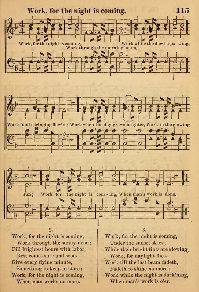 The Little Seraph: in seven character notes, for churches and Sunday-schools page 115