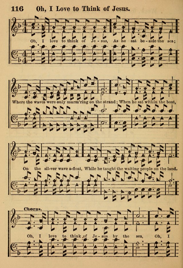 The Little Seraph: in seven character notes, for churches and Sunday-schools page 116