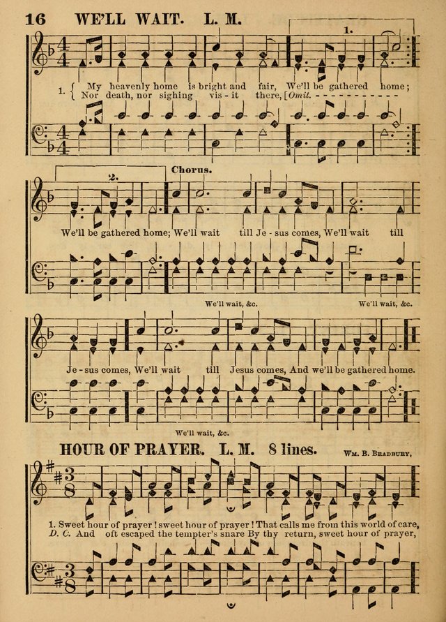 The Little Seraph: in seven character notes, for churches and Sunday-schools page 16