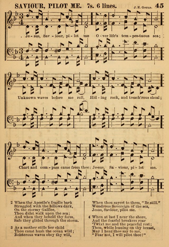 The Little Seraph: in seven character notes, for churches and Sunday-schools page 45