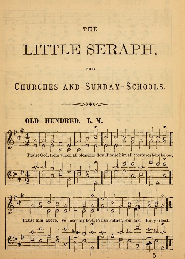 The Little Seraph: in seven character notes, for churches and Sunday-schools page 5