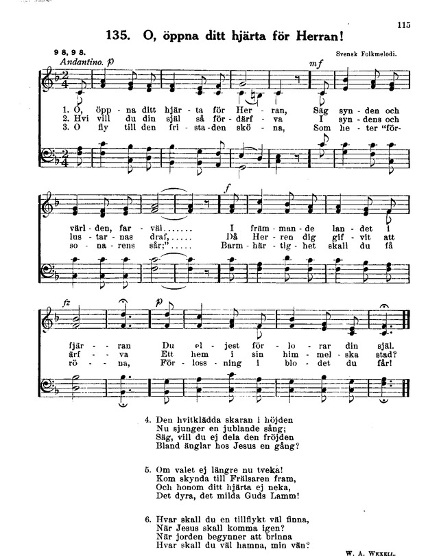 Lutherförbundets Sångbok page 109