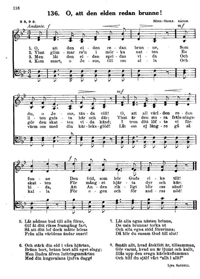 Lutherförbundets Sångbok page 110