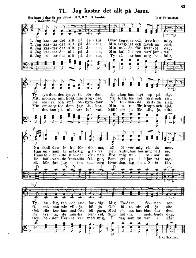 Lutherförbundets Sångbok page 57