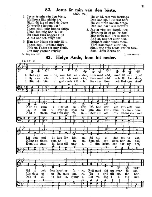 Lutherförbundets Sångbok page 65