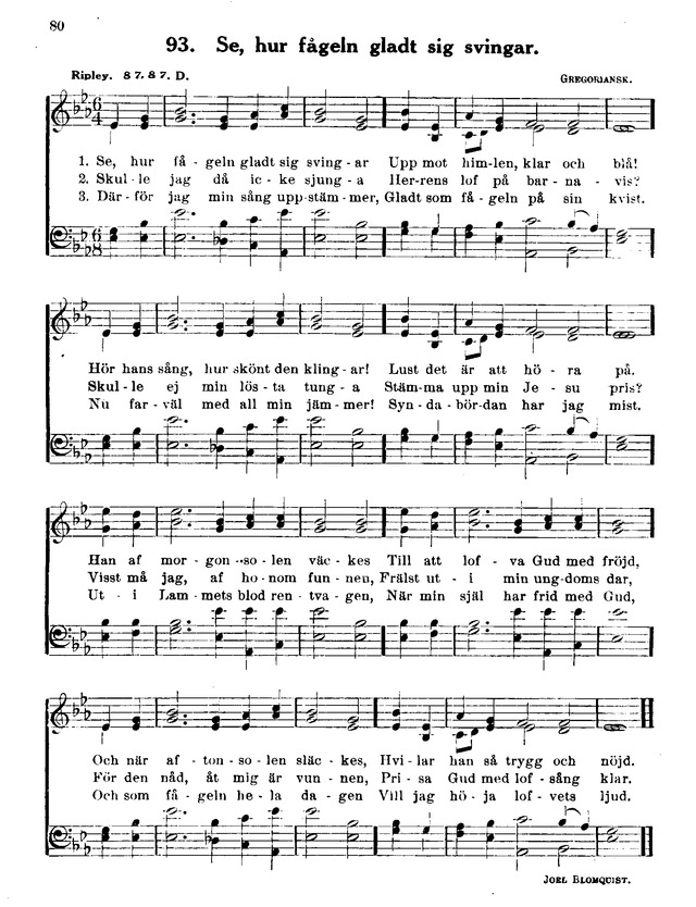 Lutherförbundets Sångbok page 74