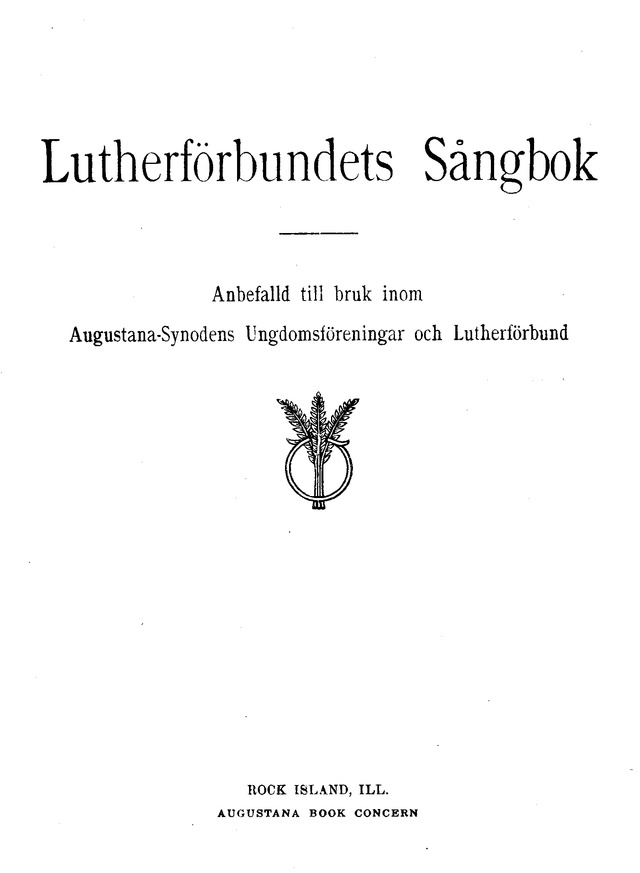 Lutherförbundets Sångbok page i