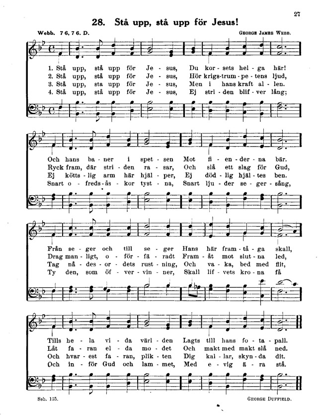 Lutherförbundets Sångbok page vi