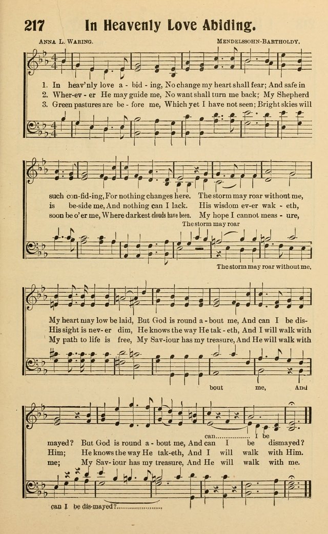 Life And Service Hymns 217 In Heavenly Love Abiding Hymnary Org