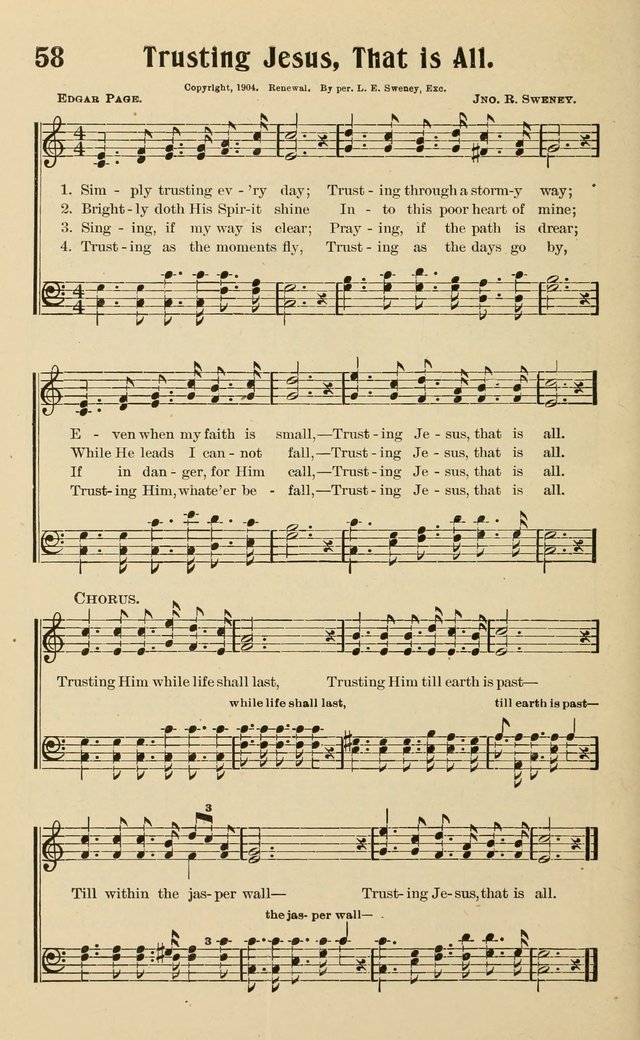 Life and Service Hymns page 59