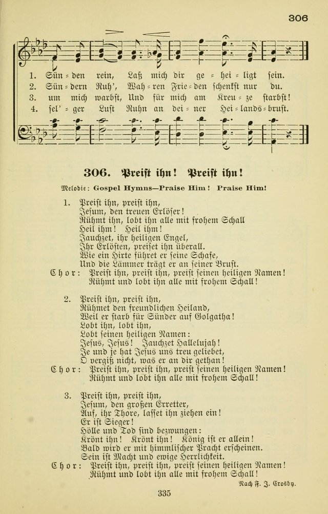 Liederkranz für Sonntags-Schulen und Jugend-Vereine page 354
