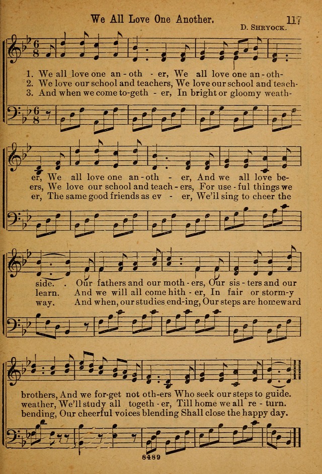 Little Sacred Songs: for Little Singers of the primary department of the Sunday school, and for Kindergartens and the home page 117