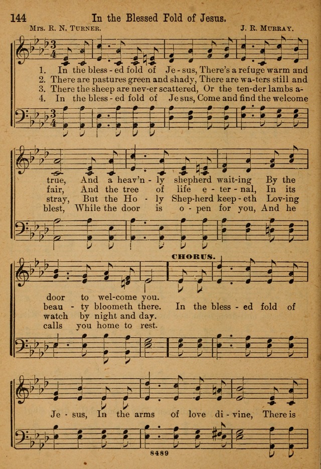 Little Sacred Songs: for Little Singers of the primary department of the Sunday school, and for Kindergartens and the home page 144