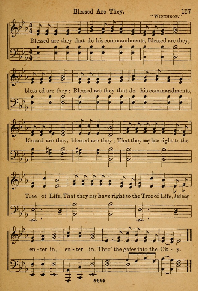 Little Sacred Songs: for Little Singers of the primary department of the Sunday school, and for Kindergartens and the home page 157