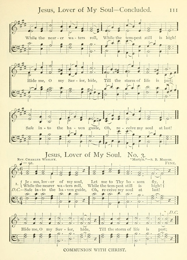 Life-Time Hymns: a collection of old and new hymns of the Christian Church page 119