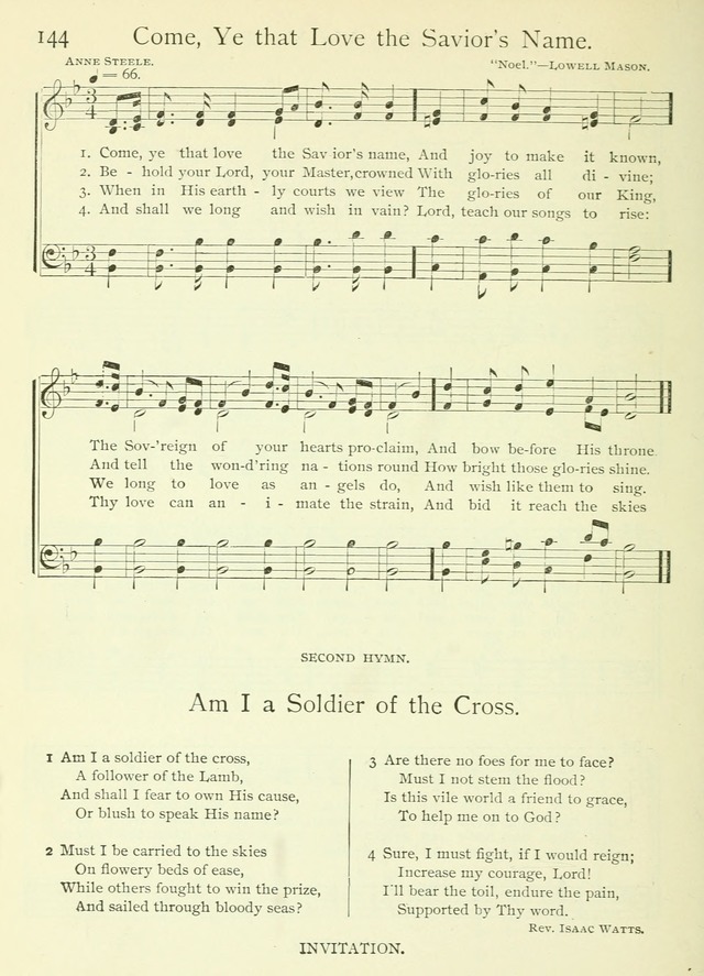 Life-Time Hymns: a collection of old and new hymns of the Christian Church page 152
