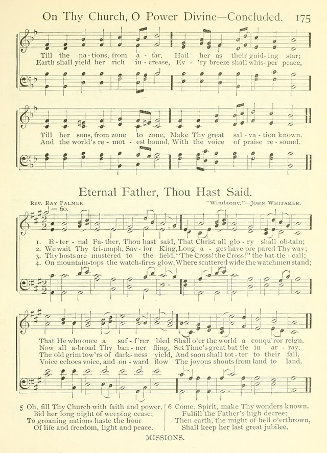 Life-Time Hymns: a collection of old and new hymns of the Christian Church page 183
