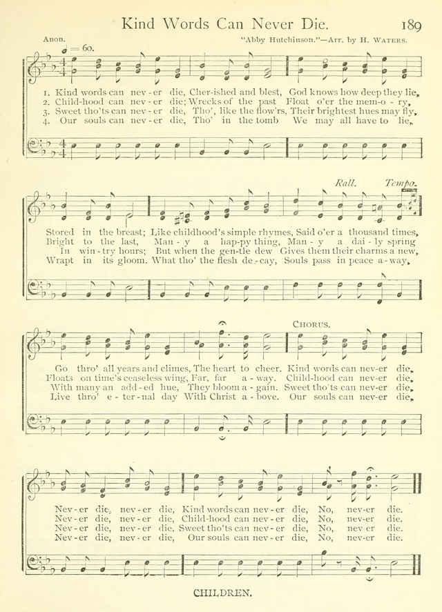 Life-Time Hymns: a collection of old and new hymns of the Christian Church page 197