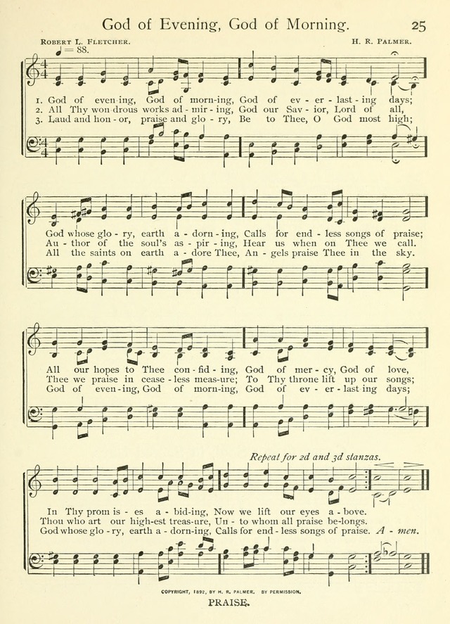 Life-Time Hymns: a collection of old and new hymns of the Christian Church page 33