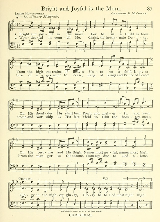 Life-Time Hymns: a collection of old and new hymns of the Christian Church page 95